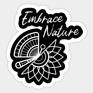 Embrace Nature Card Sticker